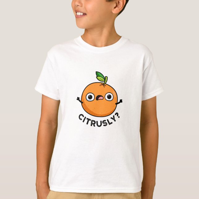 T-shirt Grossièrement Drôle De Pun Sérieusement Orange (Devant)