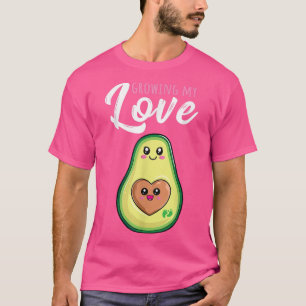 T-shirt Grossir mon amour Grove Pregnant Avocado Grossesse