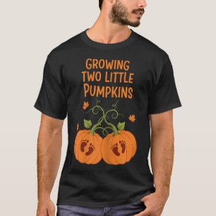 T-shirt Grossissement de deux petites Citrouilles jumelées