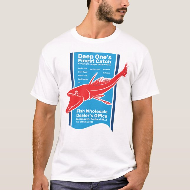 T-shirt Grossiste de poisson d’eau profonde le plus fin de (Devant)