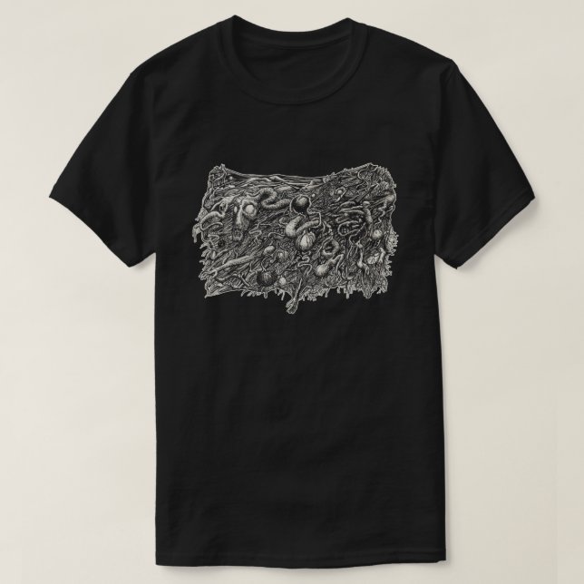T-shirt Grotesque Numéro 1, par Brian Benson (Design devant)