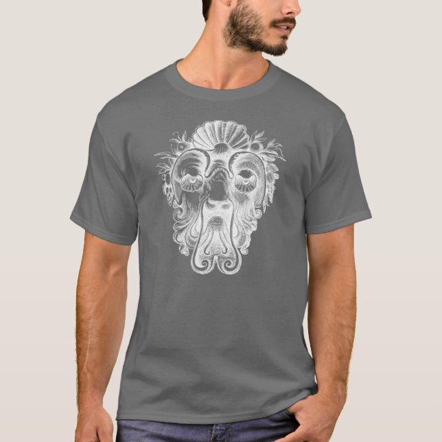 T-shirt Grotesques Renaissance - Homme face à l'aile (Devant)