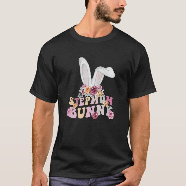 T-shirt Grotte de StepMom, Joyeux lapin de StepMom de Pâqu (Devant)