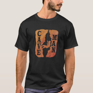 T-shirt Grotte d'homme graphique Spéléologie Spéléologie P