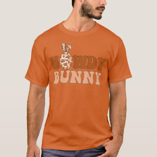 T-shirt Grotte lapin Oeuf de Pâques Vache d'impression Pay