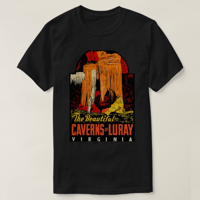 T-shirt Grottes de Luray (Design devant)