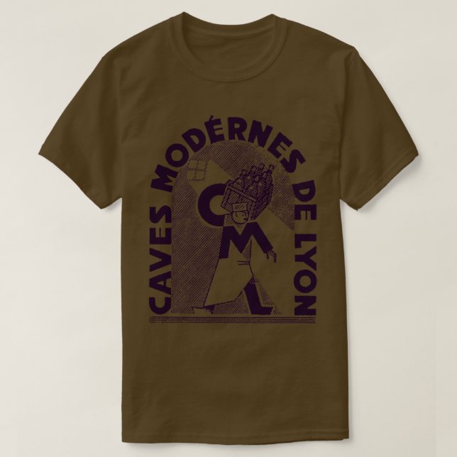 T-shirt Grottes Modernes De Lyon (Design devant)
