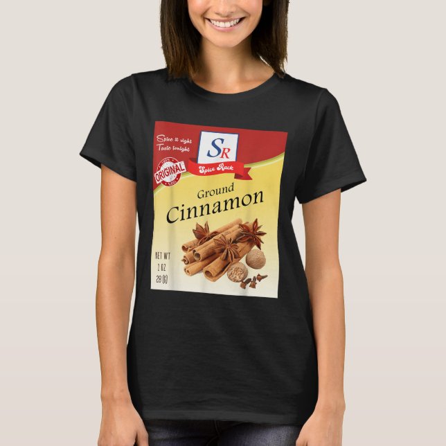 T-shirt Ground Cinnamon Sce Condiment Costume Holiday Sce  (Devant)