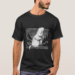 T-shirt Groundhog Woodchuck Rodent Animal Whistler Badger