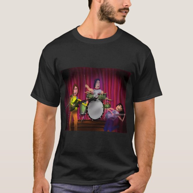 T-shirt Groupe américain (Devant)