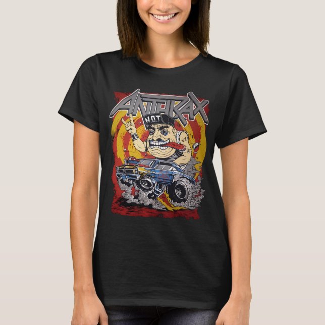 T-shirt groupe Anthrax (Devant)
