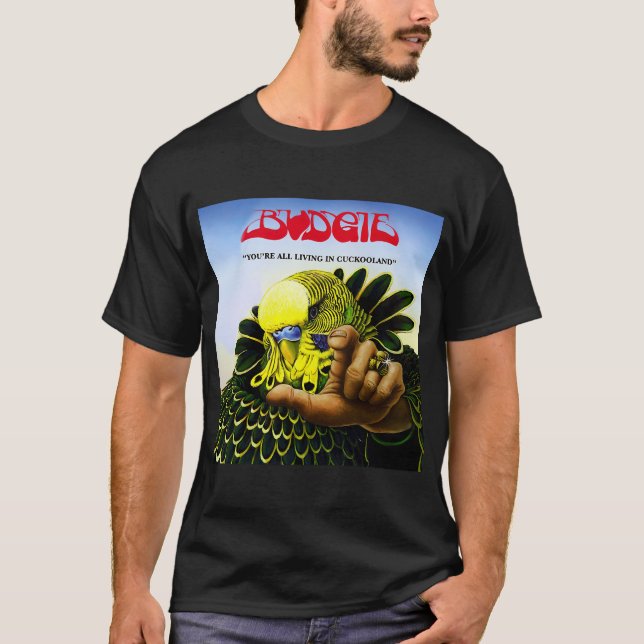 T-shirt Groupe Budgie - Art Budgie Classique (Devant)