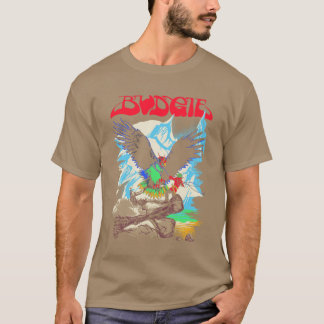 T-shirt Groupe Budgie Neverurn de retour sur une fille ami