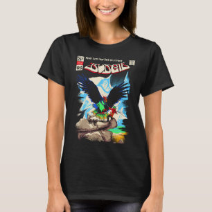 T-shirt Groupe Budgie, style Comic Cover, Ne jamais tourne