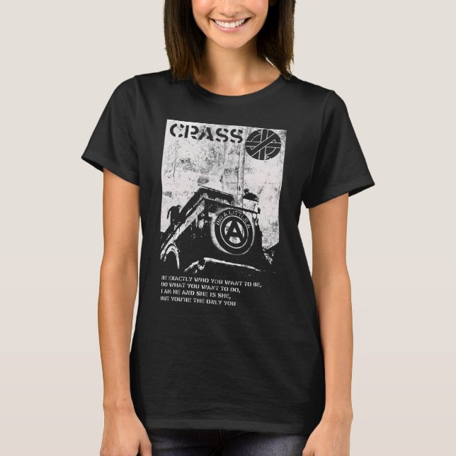 T-shirt Groupe Crass (Devant)