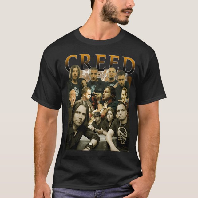 T-shirt Groupe Creed (Devant)