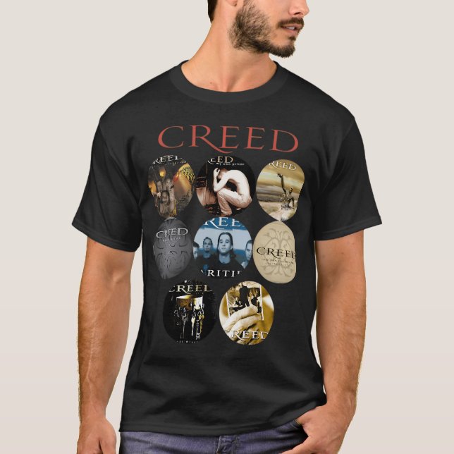 T-shirt Groupe Creed (Devant)