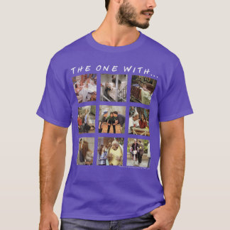 T-shirt Groupe d'amis Gif Shothe One avec panneaux de pers
