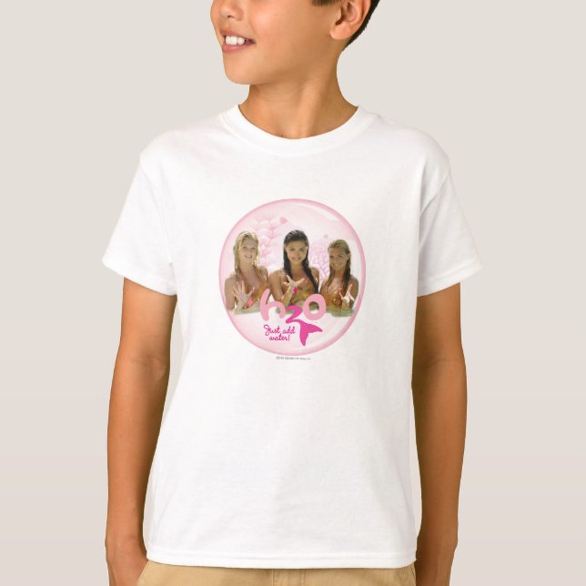 T-shirt Groupe dans la bulle rose (Devant)