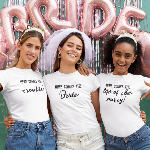 T-shirt Groupe de Bachelorette de Bridesmaid personnalisé