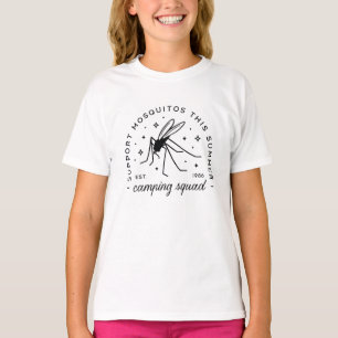 T-shirt Groupe de camping moustique drôle voyage de camp d