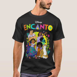 T-shirt Groupe de caractères Encanto pour femmes VNeck 