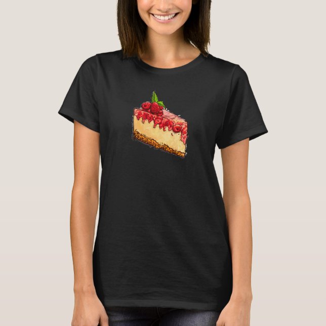 T-shirt Groupe de couples de gâteau au fromage à la frambo (Devant)