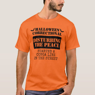 T-shirt Groupe de détenus correctionnels Halloween personn