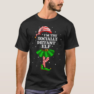 T-shirt Groupe de famille assorti Je suis l'elfe socialeme