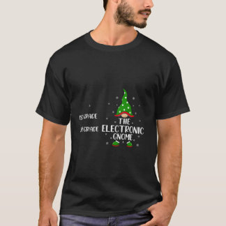 T-shirt Groupe de famille assorti Le Gnome Électronique de