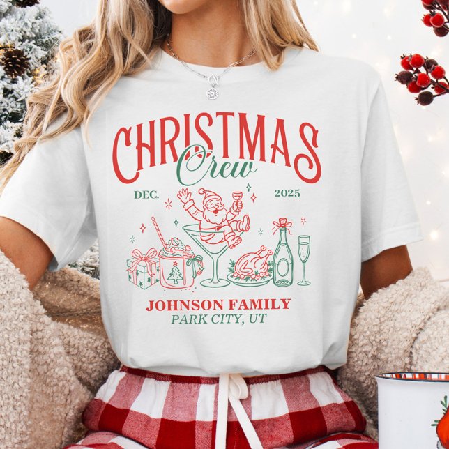 T-shirt Groupe de famille de jumelage d'équipes de Noël pe (Créateur téléchargé)