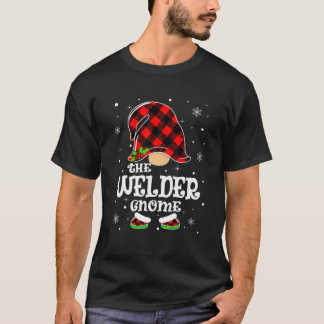 T-shirt Groupe de famille de jumelage Gnome Welder Noël L