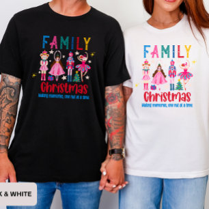 T-shirt Groupe de famille Funny Christmas , Ballet Casse-N