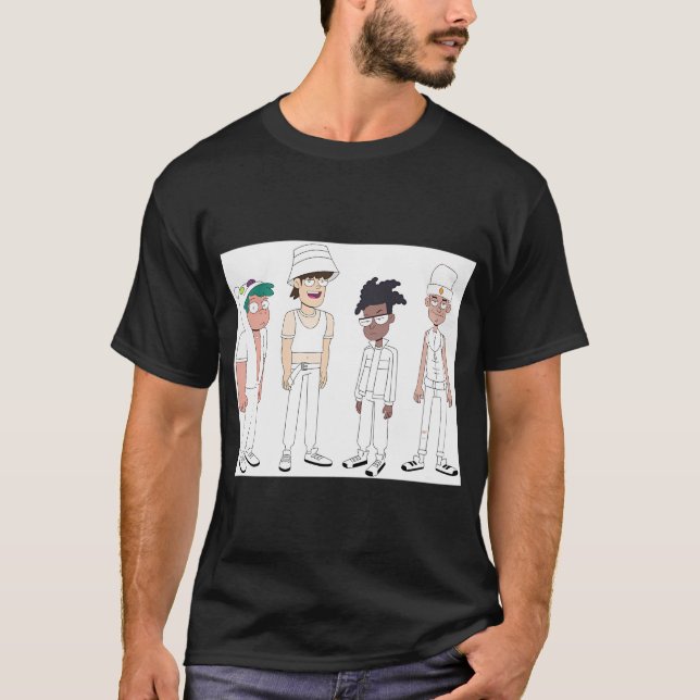 T-shirt Groupe de garçons Alpha Betas (Devant)