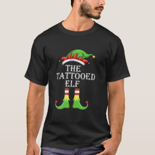 T-shirt Groupe de jumelage de famille d'elfes tatoués Noël