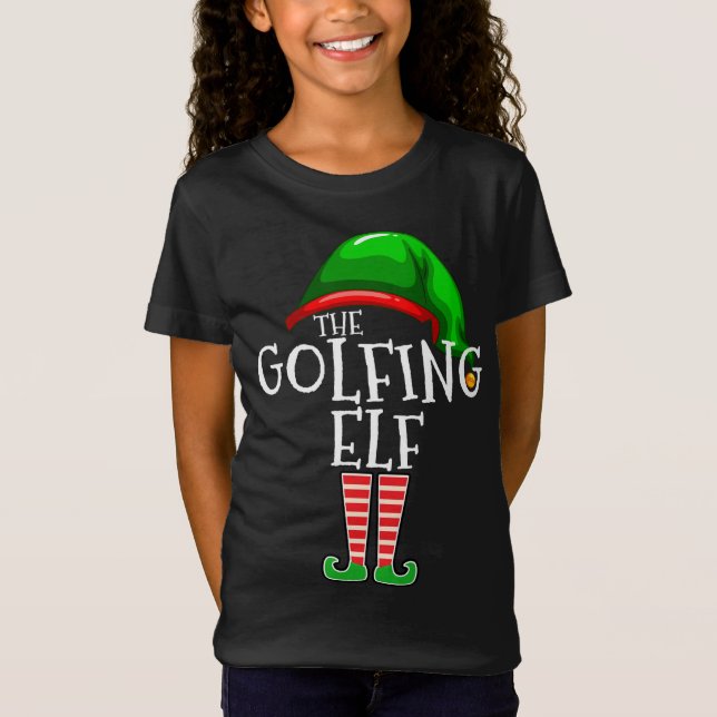 T-Shirt Groupe de jumelage de famille Elf de golf Cadeau d (Devant)