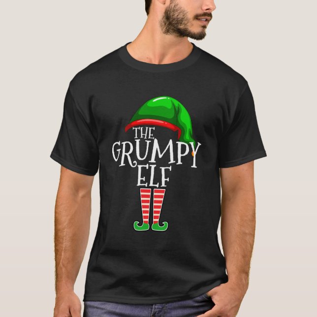 T-shirt Groupe de jumelage de la famille des elfes grumpy  (Devant)