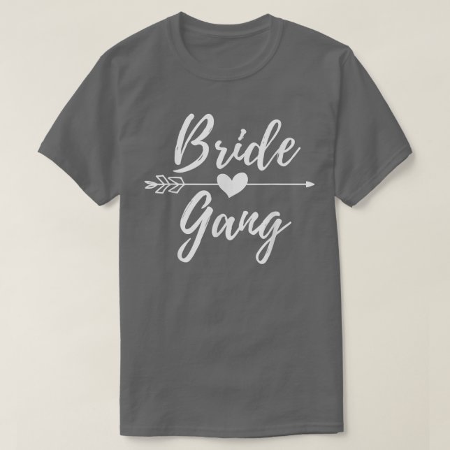 T-shirt Groupe de la mariée tenue assortis pour enterremen (Design devant)