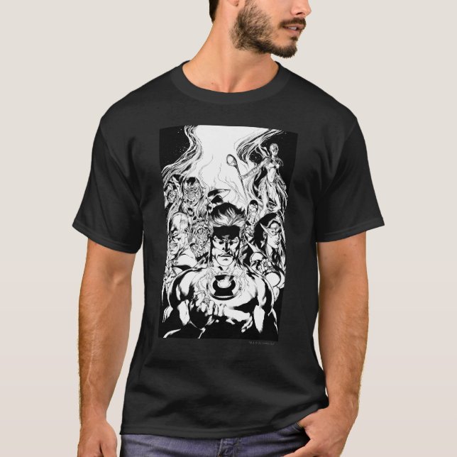 T-shirt Groupe de Lanternes abattus (Devant)