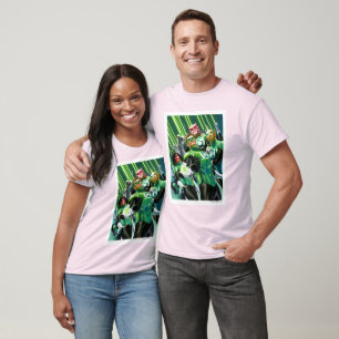 T-shirt Groupe de lanternes vertes