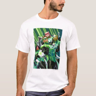 T-shirt Groupe de lanternes vertes