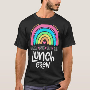 T-shirt Groupe de l'équipe de déjeuner correspondant École