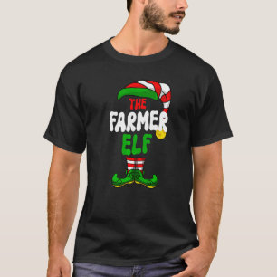 T-shirt Groupe de lutin de fermier pyjama assorti Noël vac