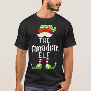 T-shirt Groupe de lutins canadiens Fête de pyjama de Noël