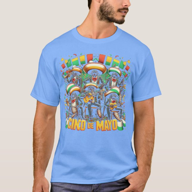 T-shirt Groupe de mariachis cafards ami (Devant)