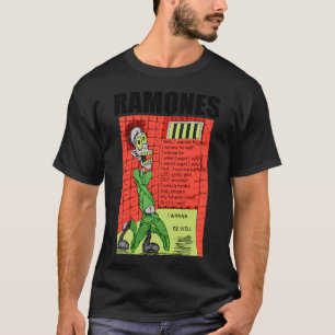 T-shirt Groupe de musique de style dessin animé 80s