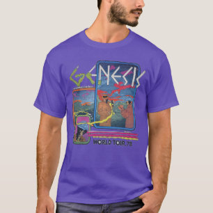 T-shirt Groupe de musique rock Genesis Worldour 78 amis dr