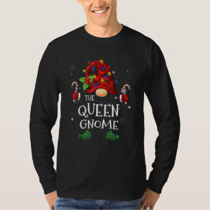 T-shirt Groupe de Noël de la Reine Gnome de la famille cor