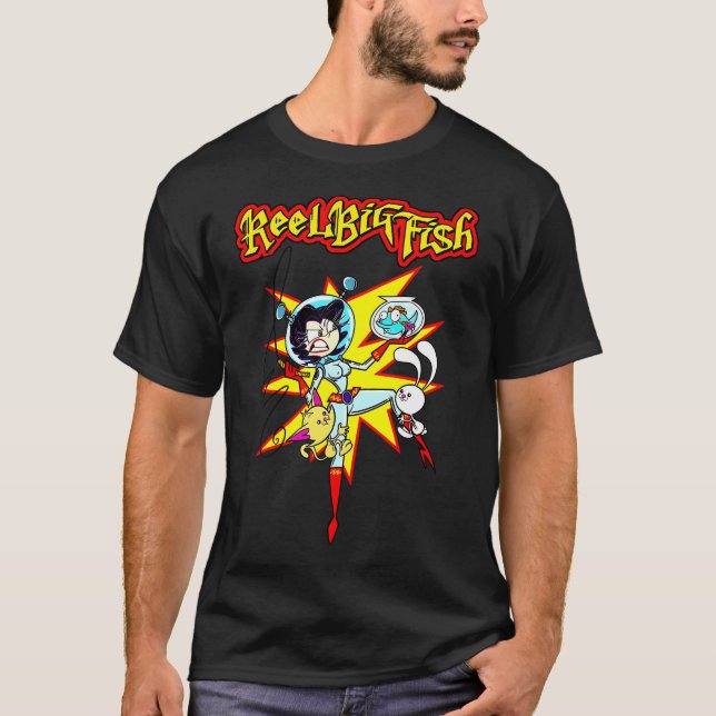 T-shirt Groupe de Punk Rock Coloré (Devant)