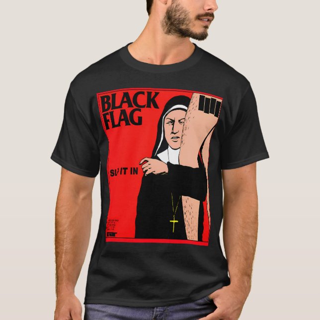 T-shirt Groupe de rock Black Flag (Devant)